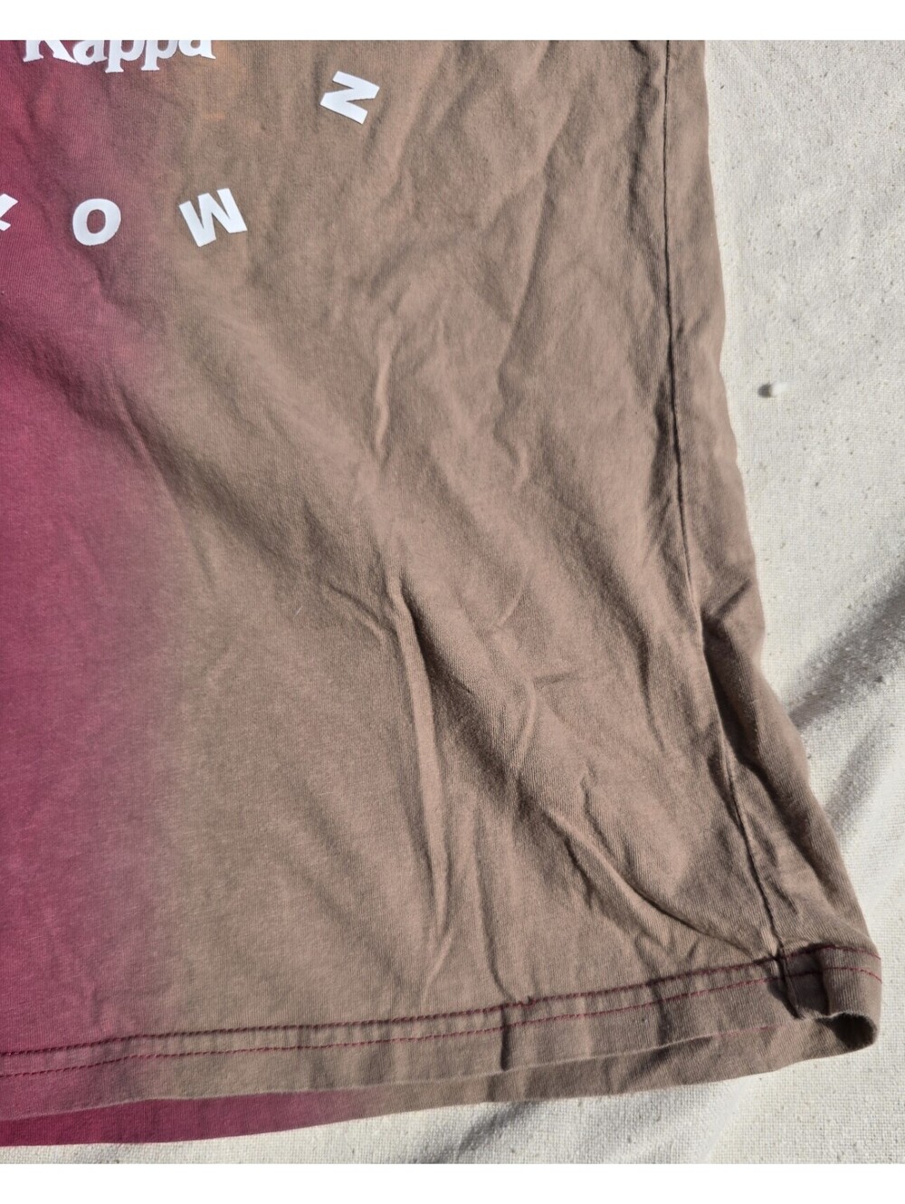 Kappa Women’s XS Burgundy/Brown Colorblock - Picture 5 of 9